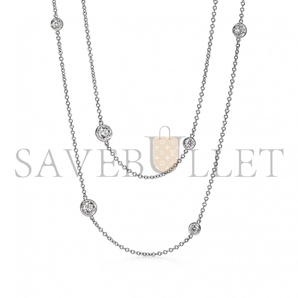 TIFFANY ELSA PERETTI® DIAMONDS BY THE YARD® SPRINKLE NECKLACE IN PLATINUM WITH DIAMONDS 43606248